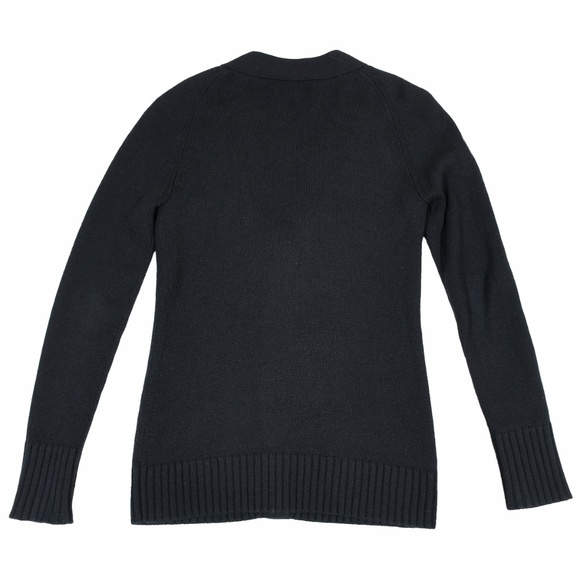 DEREK LAM Black Label Cashmere Cardigan in Black Size M - Picture 3 of 10